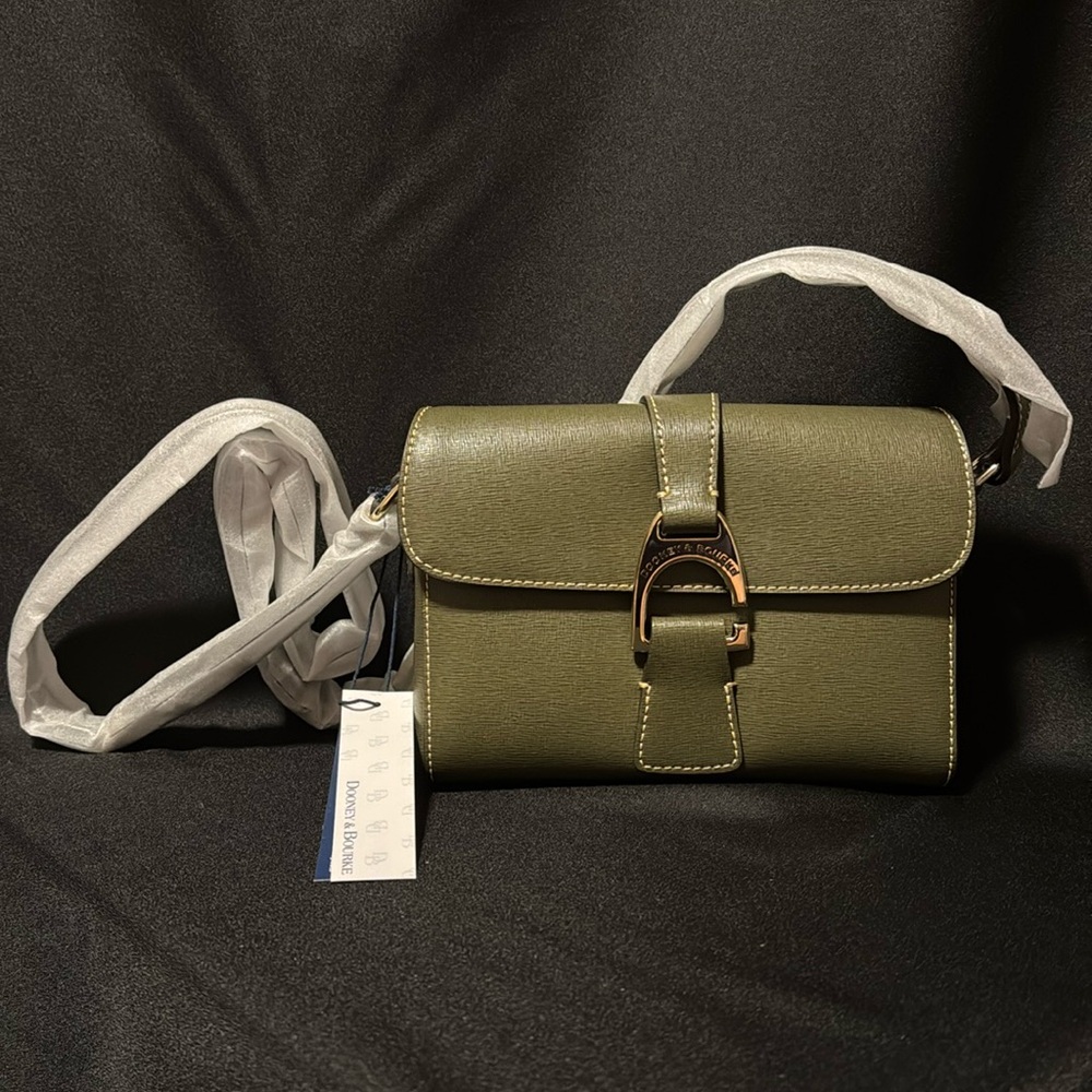 Olive Saffiano Kyra Crossbody